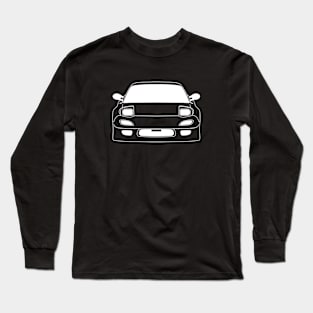 Mazda RX7 White Outline Long Sleeve T-Shirt